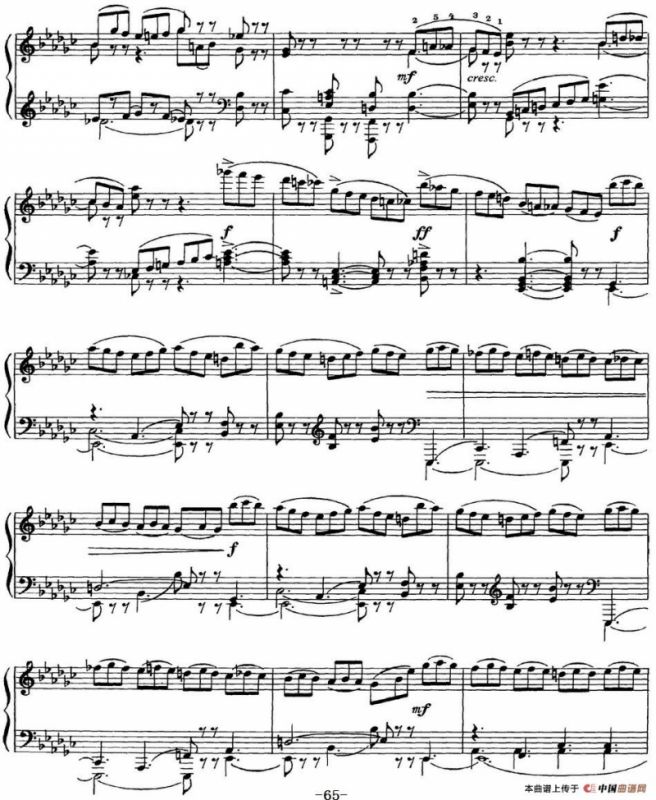 柴可夫斯基18首钢琴小品Op.72（10.Scherzo-fantaisie）