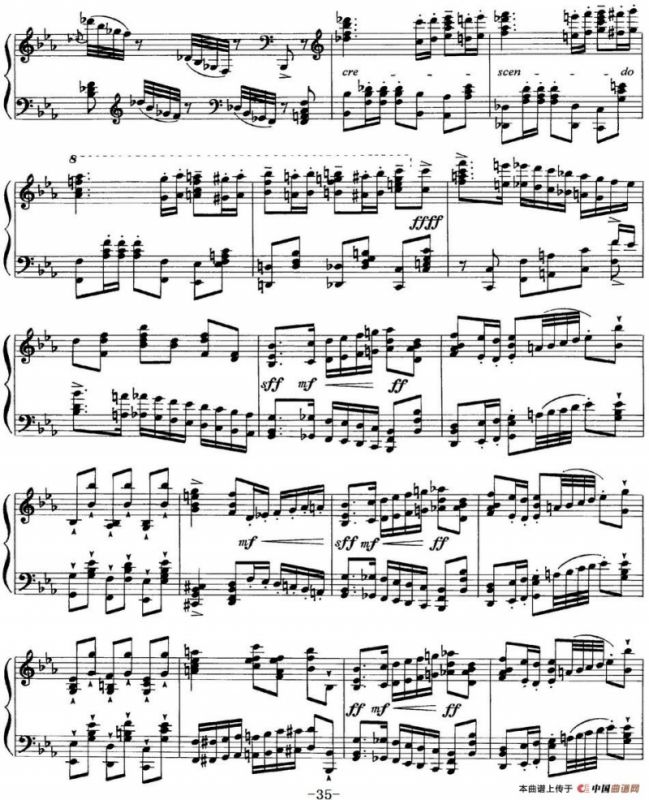 柴可夫斯基18首钢琴小品Op.72（7.Polacca de concert）