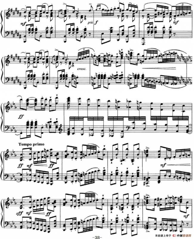 柴可夫斯基18首钢琴小品Op.72（7.Polacca de concert）