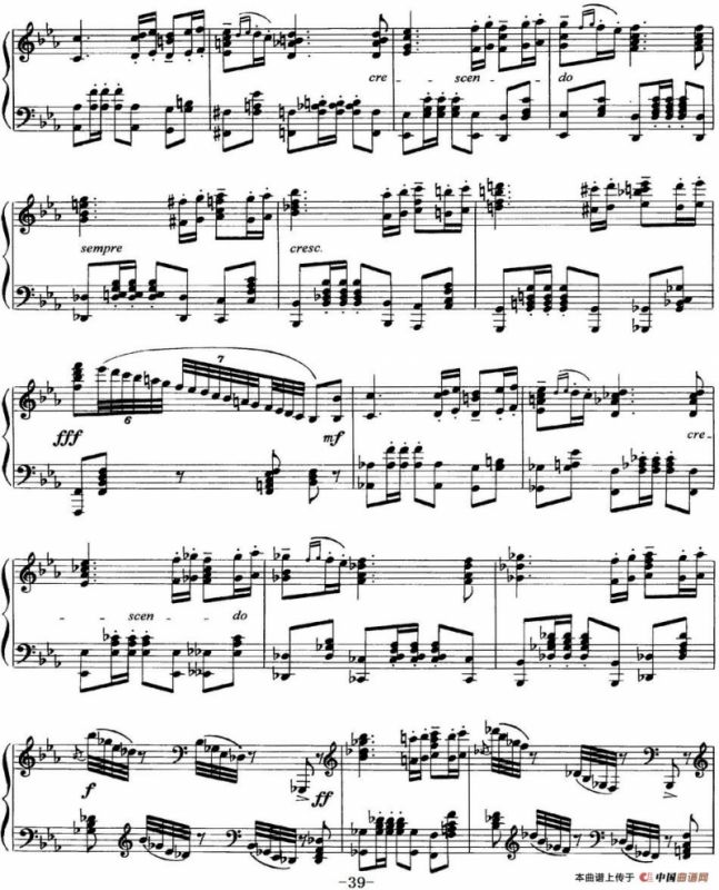 柴可夫斯基18首钢琴小品Op.72（7.Polacca de concert）