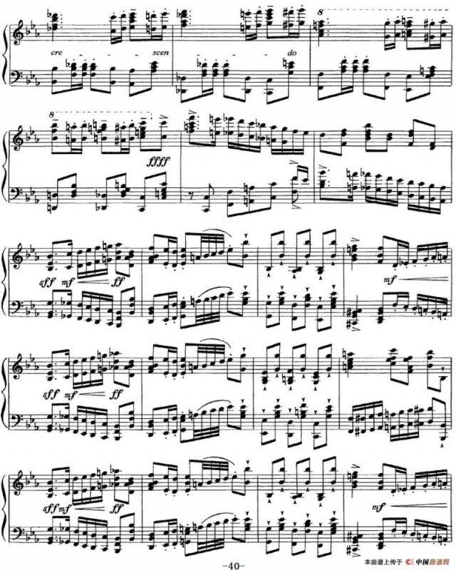 柴可夫斯基18首钢琴小品Op.72（7.Polacca de concert）