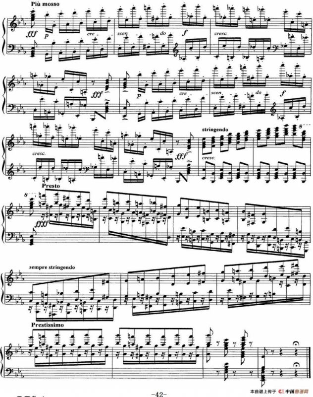 柴可夫斯基18首钢琴小品Op.72（7.Polacca de concert）