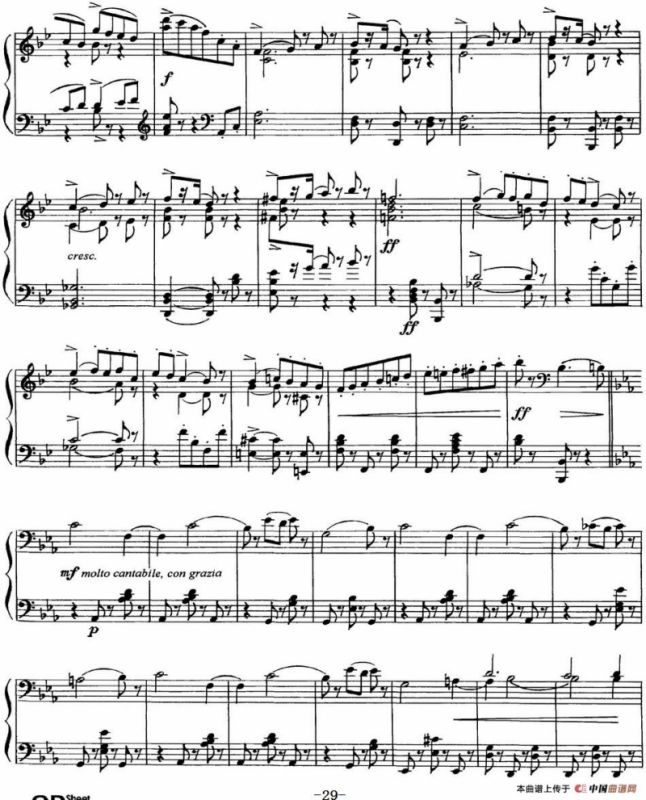 柴可夫斯基18首钢琴小品Op.72（6.Mazurque pour danser）