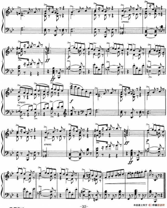 柴可夫斯基18首钢琴小品Op.72（6.Mazurque pour danser）