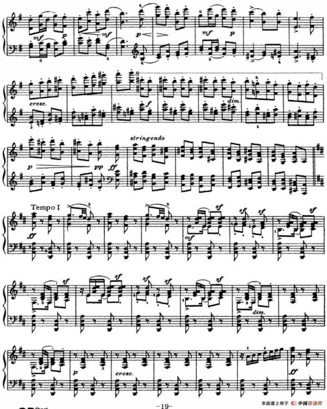 柴可夫斯基18首钢琴小品Op.72（4.Danse characteristique）