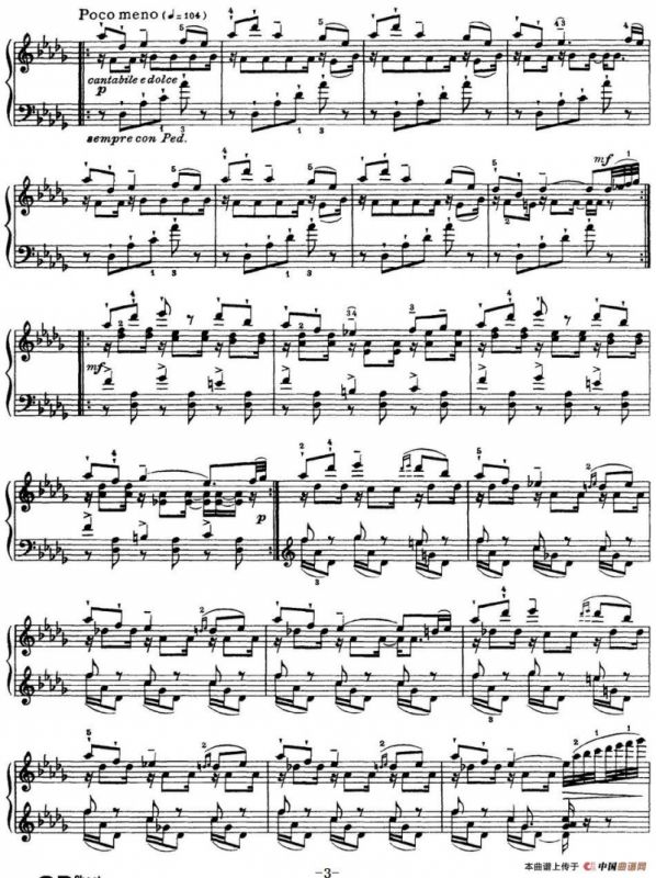 柴可夫斯基18首钢琴小品Op.72（1.Impromptu in F Minor）