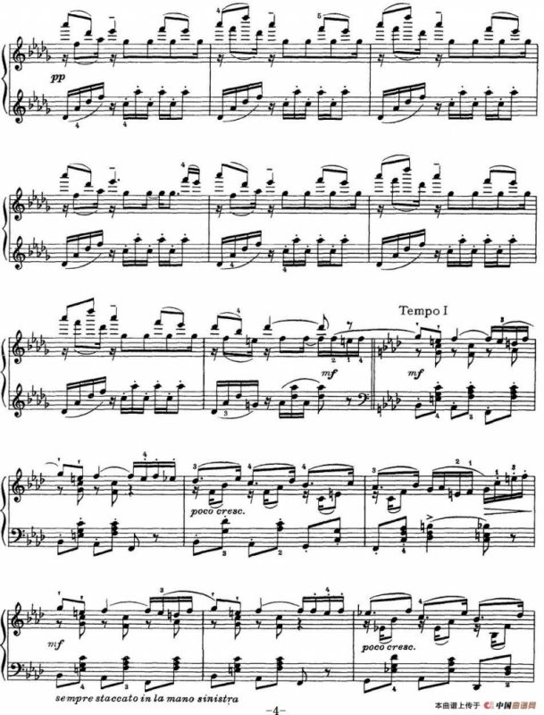 柴可夫斯基18首钢琴小品Op.72（1.Impromptu in F Minor）