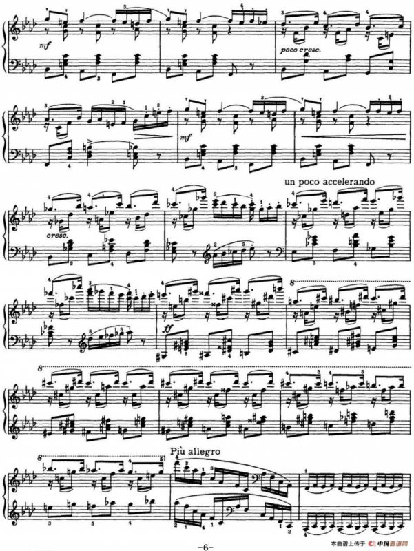 柴可夫斯基18首钢琴小品Op.72（1.Impromptu in F Minor）