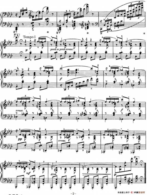 柴可夫斯基18首钢琴小品Op.72（1.Impromptu in F Minor）