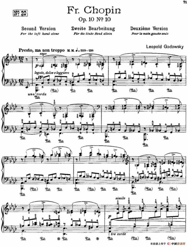 53首改编练习曲（No.20）