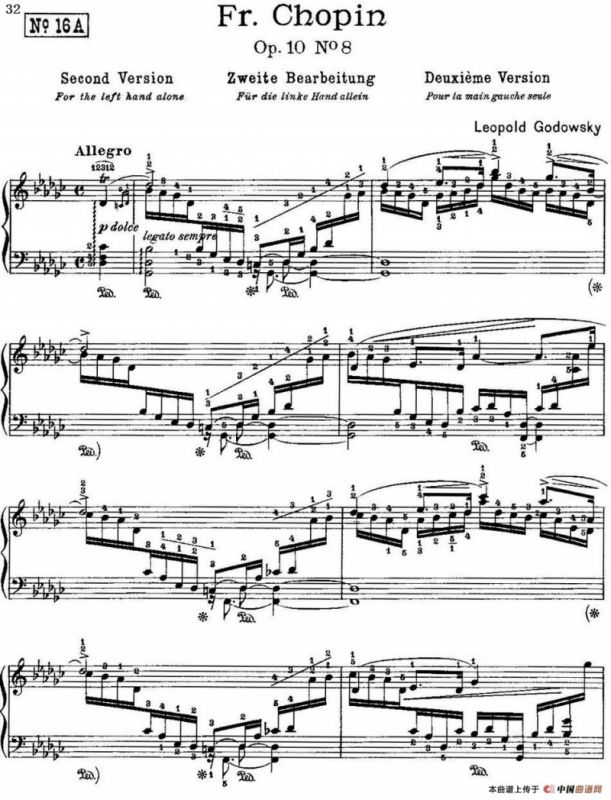 53首改编练习曲（No.16A）