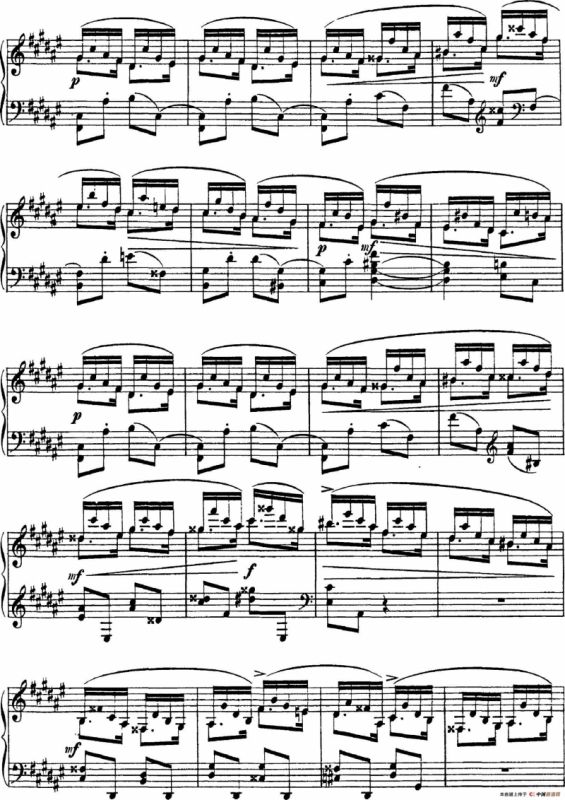 Quatre Etudes Op.41 Op.2（4首练习曲·2）