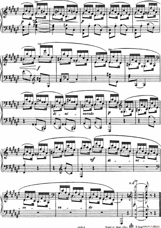 Quatre Etudes Op.41 Op.2（4首练习曲·2）