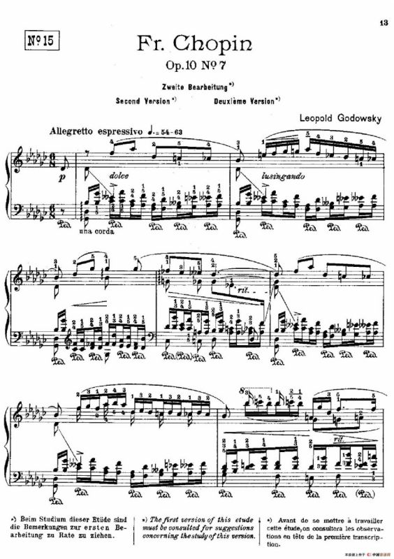 53首改编练习曲（No.15）