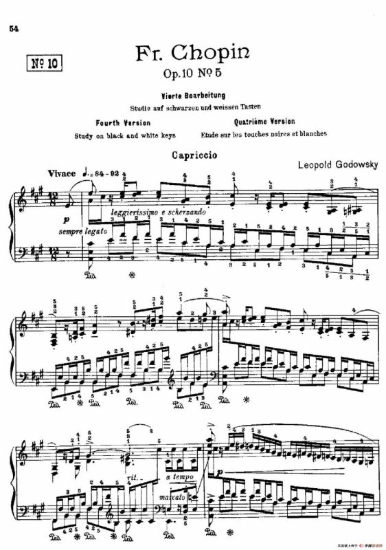 53首改编练习曲（No.10）