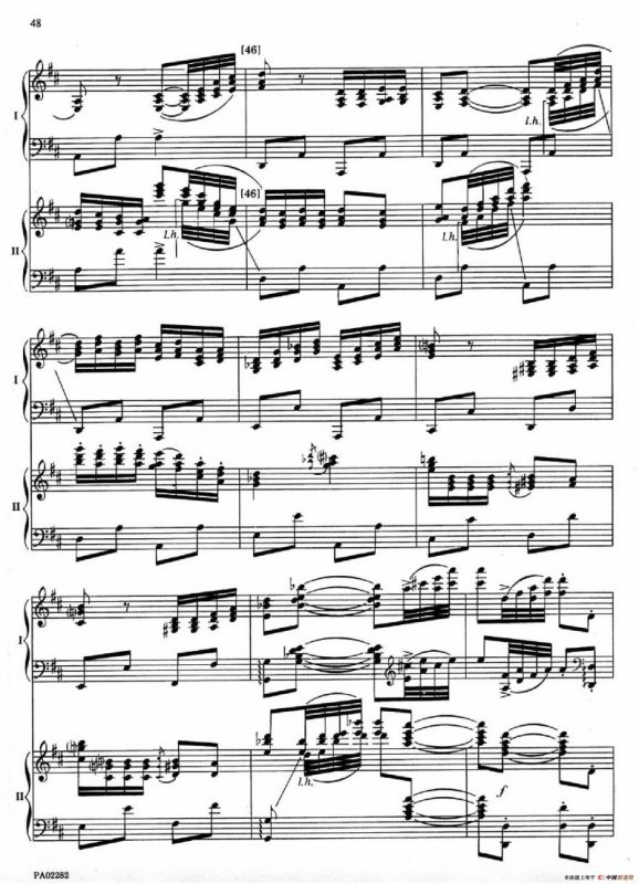 Nutcracker Op.71 芭蕾舞剧《胡桃夹子》（改编双钢琴版·第五部分）