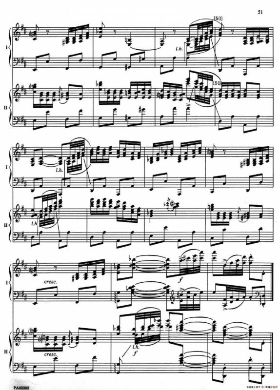 Nutcracker Op.71 芭蕾舞剧《胡桃夹子》（改编双钢琴版·第五部分）