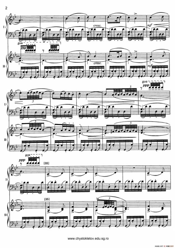 Nutcracker Op.71 芭蕾舞剧《胡桃夹子》（改编双钢琴版·第四部分）