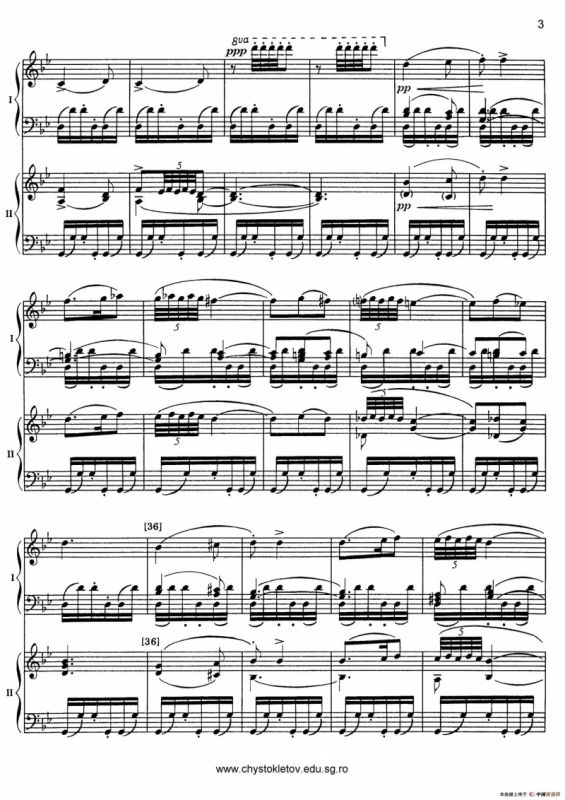 Nutcracker Op.71 芭蕾舞剧《胡桃夹子》（改编双钢琴版·第四部分）