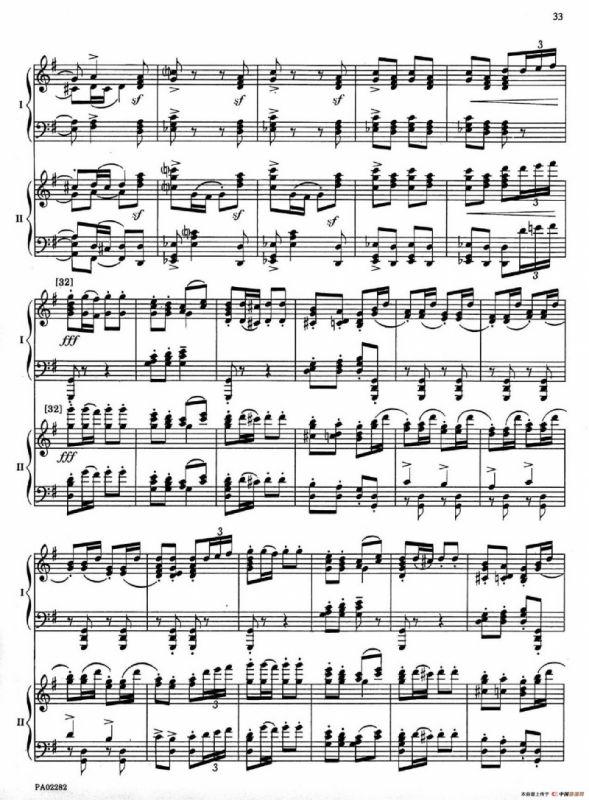 Nutcracker Op.71 芭蕾舞剧《胡桃夹子》（改编双钢琴版·第三部分）