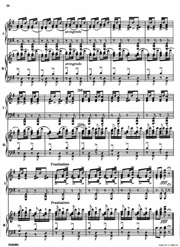 Nutcracker Op.71 芭蕾舞剧《胡桃夹子》（改编双钢琴版·第三部分）