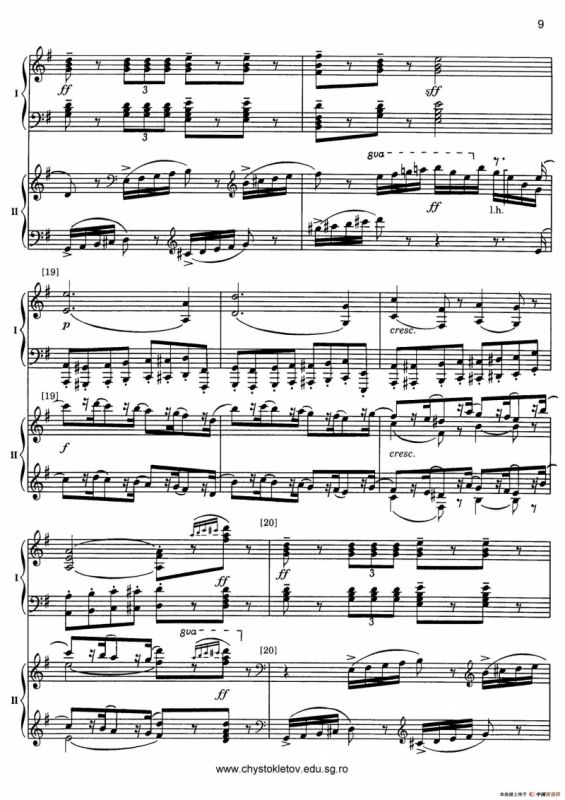 Nutcracker Op.71 芭蕾舞剧《胡桃夹子》（改编双钢琴版·第二部分）