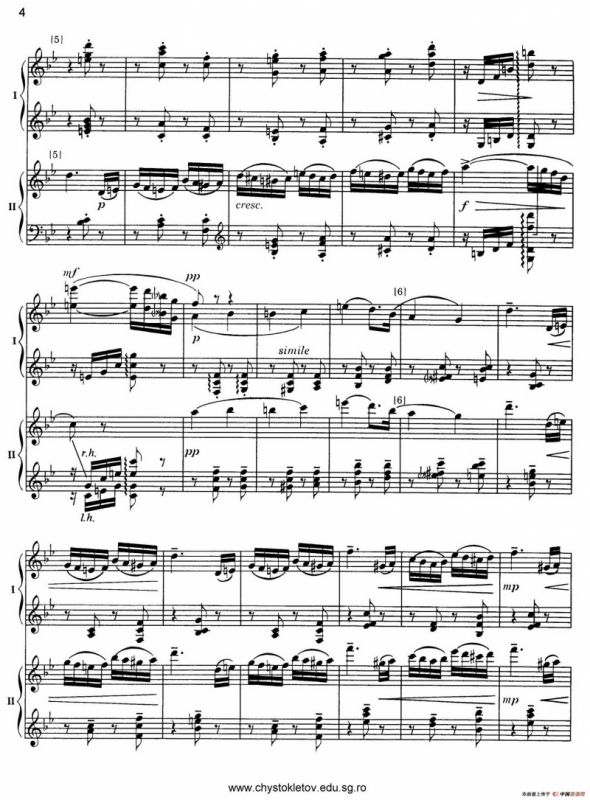 Nutcracker Op.71 芭蕾舞剧《胡桃夹子》（改编双钢琴版·第一部分）