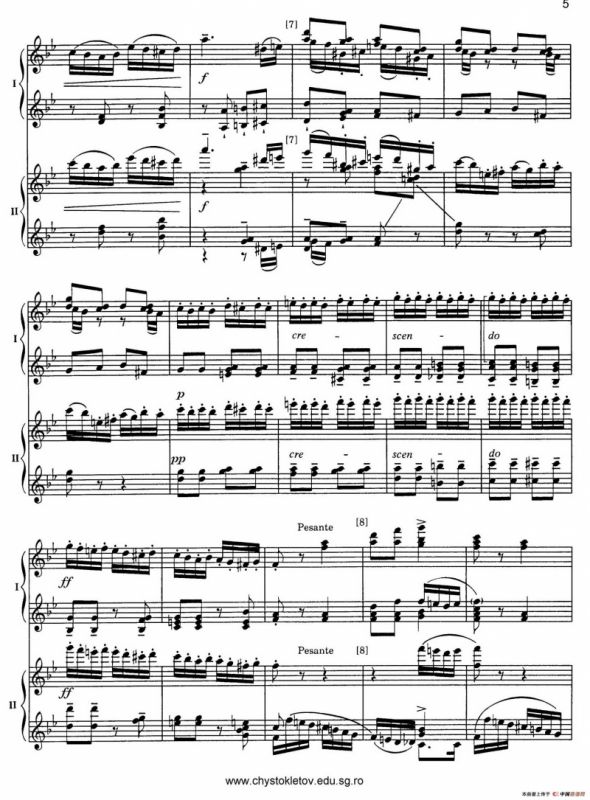 Nutcracker Op.71 芭蕾舞剧《胡桃夹子》（改编双钢琴版·第一部分）