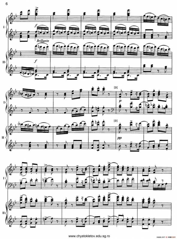 Nutcracker Op.71 芭蕾舞剧《胡桃夹子》（改编双钢琴版·第一部分）