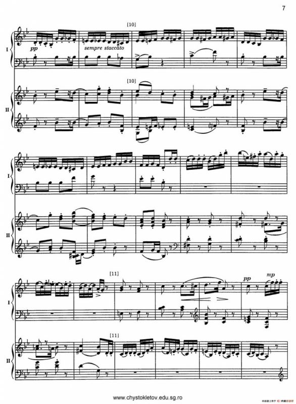 Nutcracker Op.71 芭蕾舞剧《胡桃夹子》（改编双钢琴版·第一部分）