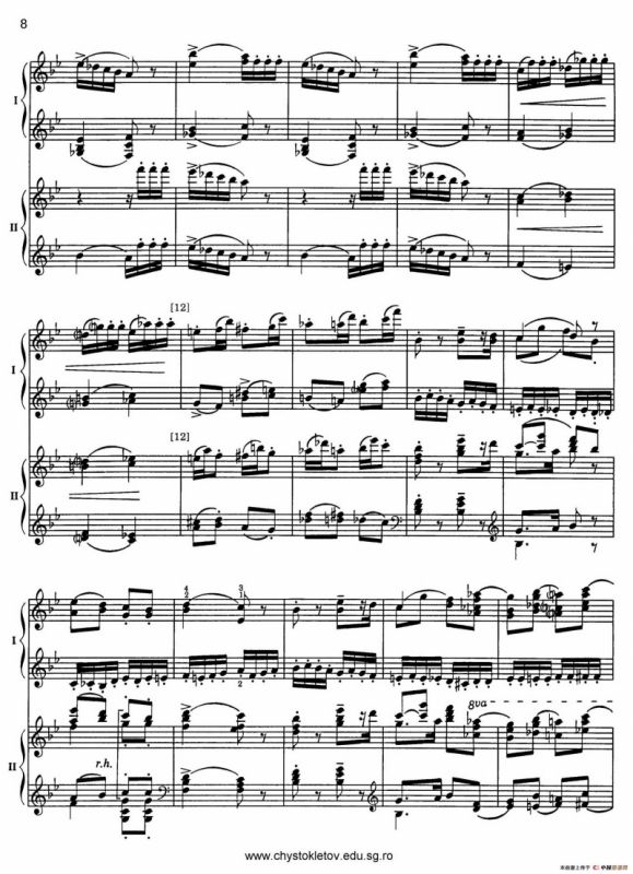 Nutcracker Op.71 芭蕾舞剧《胡桃夹子》（改编双钢琴版·第一部分）