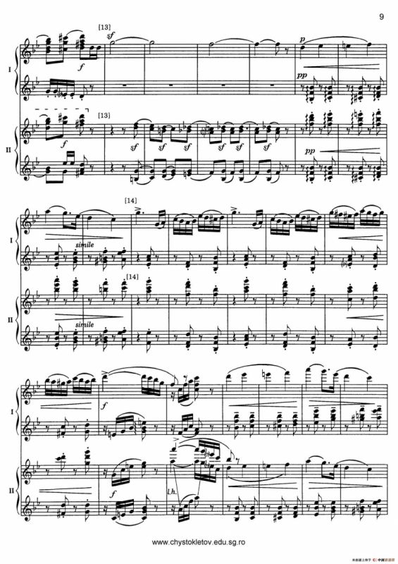 Nutcracker Op.71 芭蕾舞剧《胡桃夹子》（改编双钢琴版·第一部分）