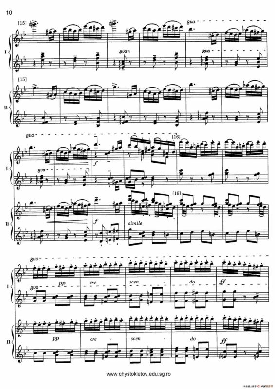 Nutcracker Op.71 芭蕾舞剧《胡桃夹子》（改编双钢琴版·第一部分）