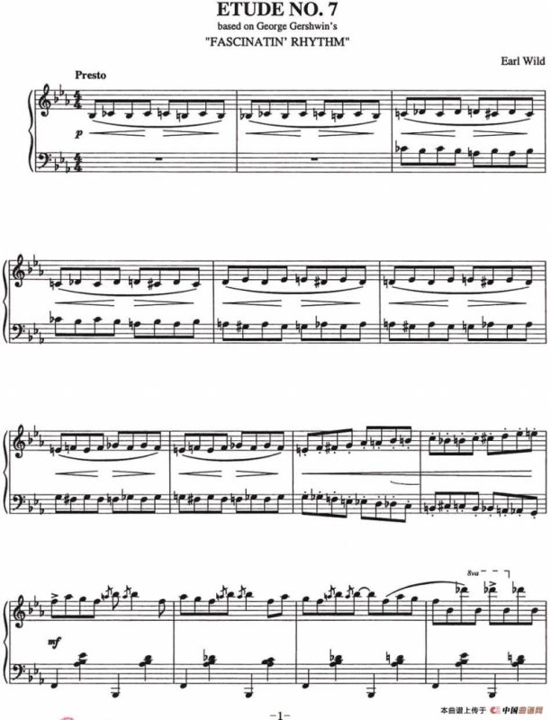 Etude 7.Fascinatin Rythm（乔治·格什温练习曲·7、迷人的节奏）