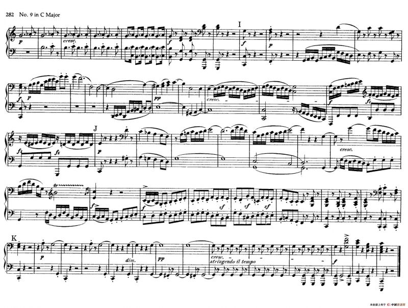 String Quartet No.9 in C Major Op.59-3 - 4 Hands（C大调第九弦乐四重奏·四手联弹）