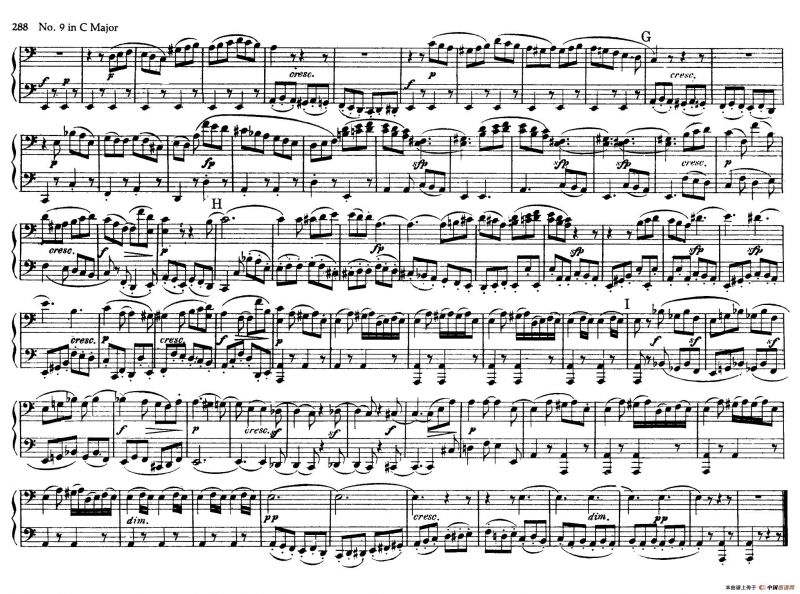 String Quartet No.9 in C Major Op.59-3 - 4 Hands（C大调第九弦乐四重奏·四手联弹）