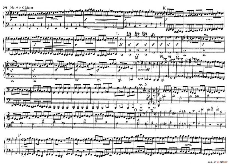 String Quartet No.9 in C Major Op.59-3 - 4 Hands（C大调第九弦乐四重奏·四手联弹）