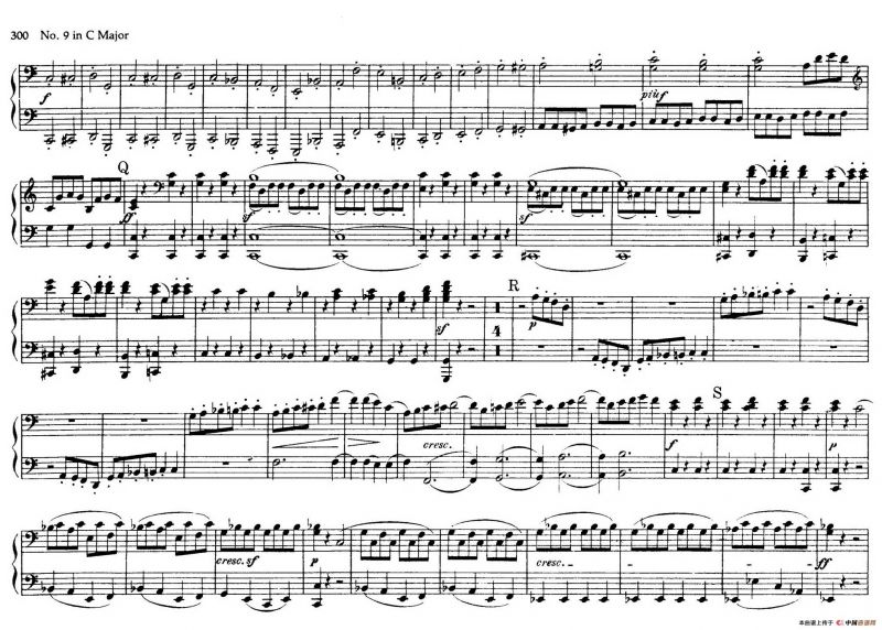 String Quartet No.9 in C Major Op.59-3 - 4 Hands（C大调第九弦乐四重奏·四手联弹）