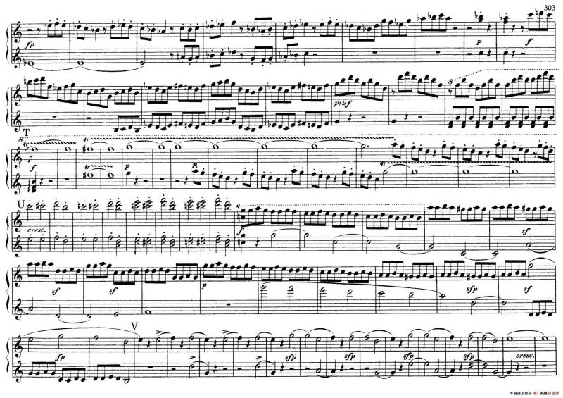 String Quartet No.9 in C Major Op.59-3 - 4 Hands（C大调第九弦乐四重奏·四手联弹）