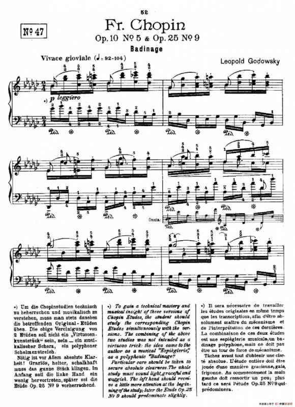 53首改编练习曲（No.47）