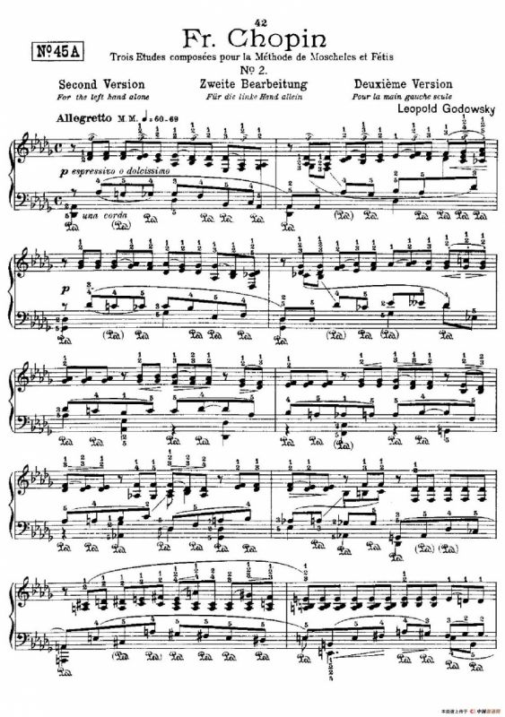 53首改编练习曲（No.45A）