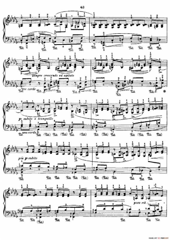 53首改编练习曲（No.45A）