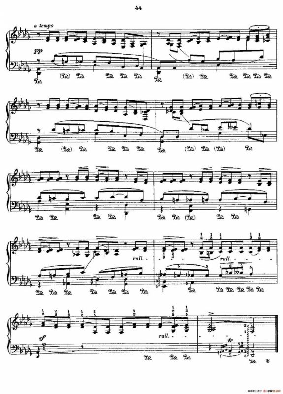 53首改编练习曲（No.45A）