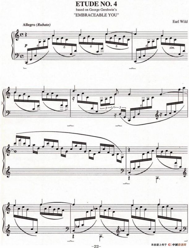 Etude 4.Embraceable You（乔治·格什温练习曲·4、拥抱你）
