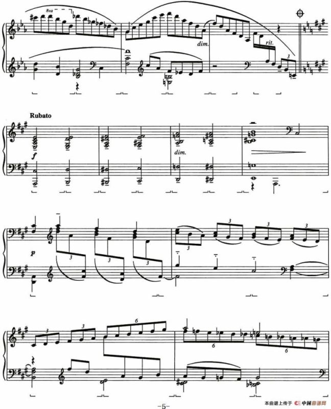 Etude 1.Liza（乔治·格什温练习曲·1、莉萨）