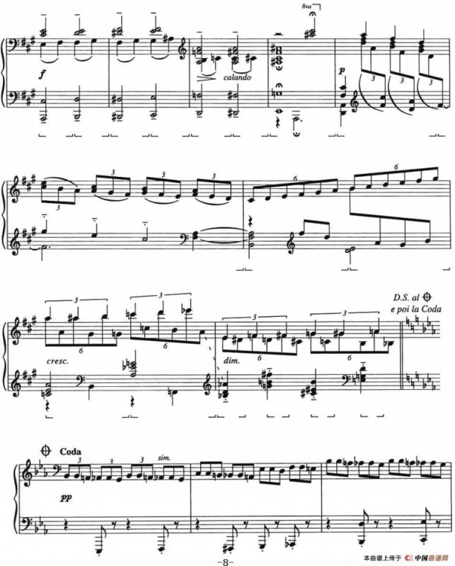 Etude 1.Liza（乔治·格什温练习曲·1、莉萨）