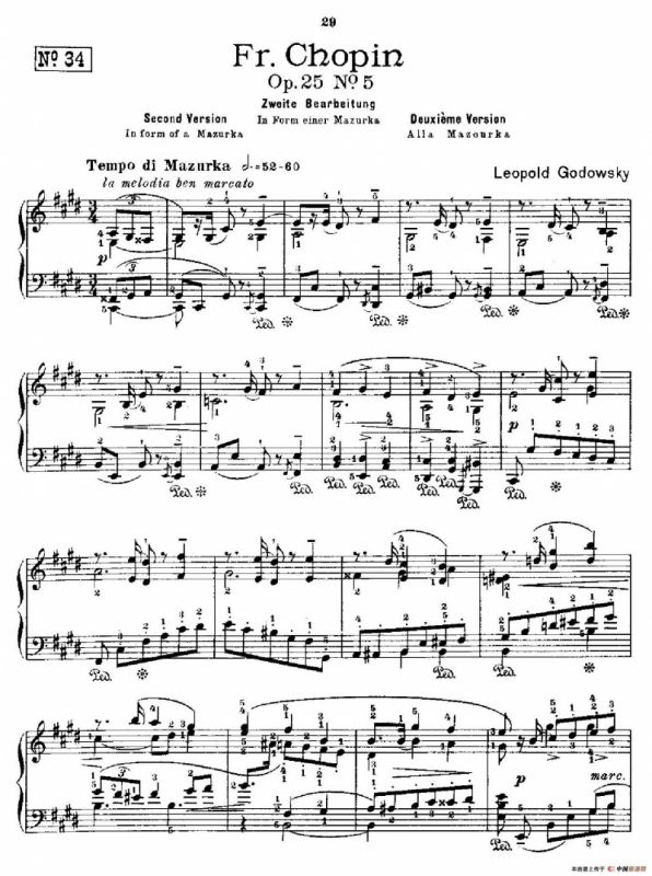 53首改编练习曲（No.34）