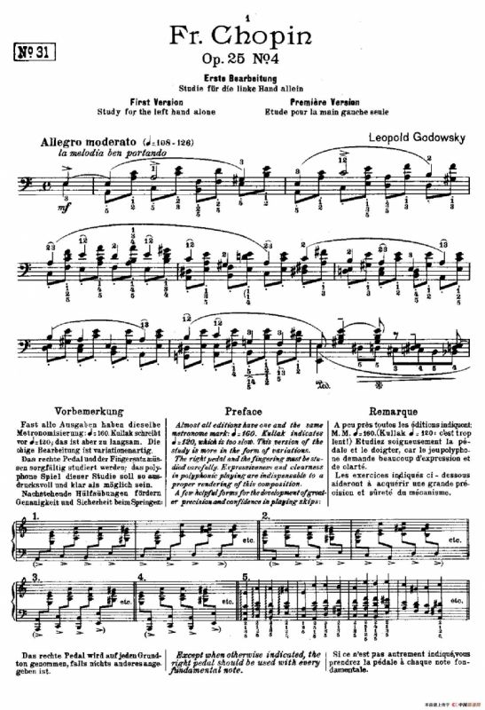 53首改编练习曲（No.31）