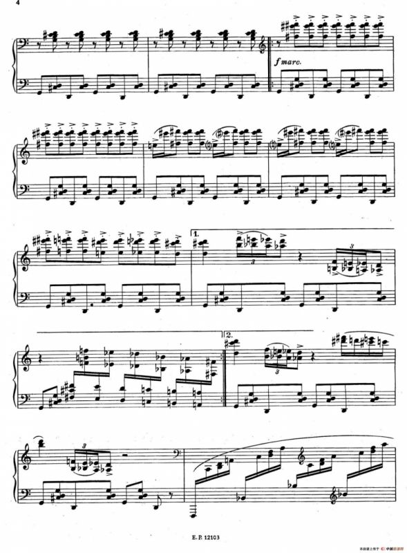 Sabre Dance（马刀舞曲）（索兰改编钢琴独奏版）