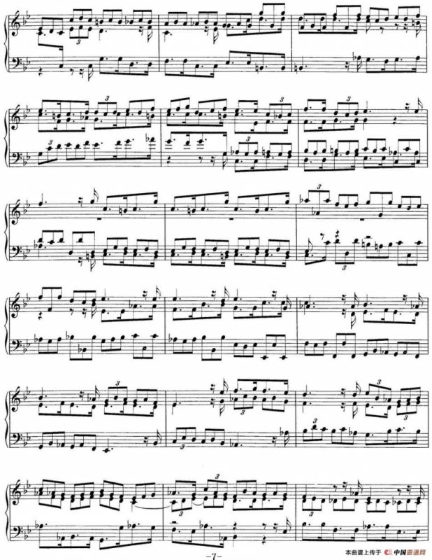 Toccata BWV 915（7首托卡塔·No.6 g小调）